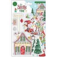 Craft Consortium - Its Snome Time 2 Collection - Christmas - Clear Photopolymer Stamps - Northern Lights