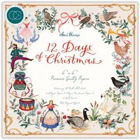 Craft Consortium - 12 Days Of Christmas Collection - 6 x 6 Paper Pad