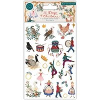 Craft Consortium - 12 Days Of Christmas Collection - Rub On Transfers