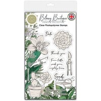 Craft Consortium - Botany Boutique Collection - Clear Photopolymer Stamps - Orchid