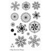 My Favorite Things - Clearly Sentimental - Christmas - Clear Acrylic Stamps - Snowflake Flurry