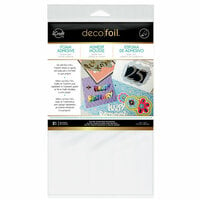 Therm O Web - iCraft - Deco Foil - 6 x 12 Foam Adhesive - White