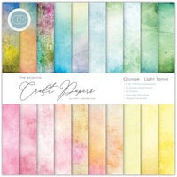 Craft Consortium - 8 x 8 Paper Pad - Grunge - Light Tones