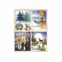 Penny Black - Christmas - Sticker Sheet - Serene Season