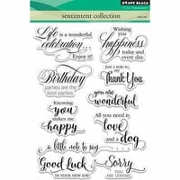 Penny Black - Clear Photopolymer Stamps - Sentiment Collection
