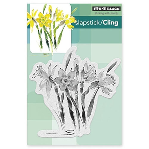 Penny Black - Cling Mounted Rubber Stamps - Daffodil Dance