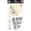 Me and My Big Ideas - MAMBI Sticks - Large Word Clear Stickers - Be You