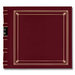 Pioneer - 2-Up Bonded Leather Album 3 Ring - 200 Pockets - Burgundy