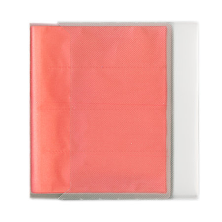 Pioneer - Space Saver - 2-Up Poly Photo Album - 72 Slip-In Pockets - Pink