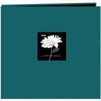 Pioneer - EZ Load Memory Album - 12 x 12 - 20 Top Loading Pages - Natural Color Fabric Frame - Majestic Teal
