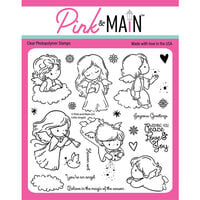 Pink and Main - Clear Photopolymer Stamps - Little Angels