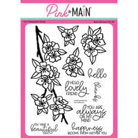 Pink and Main - Clear Photopolymer Stamps - Cherry Blossom