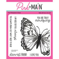 Pink and Main - Clear Photopolymer Stamps - Dearest Friend