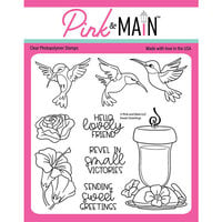 Pink and Main - Clear Photopolymer Stamps - Sweet Greetings