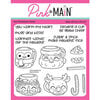 Pink and Main - Christmas - Clear Photopolymer Stamps - Mugs and Kisses