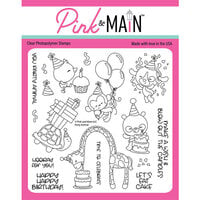 Pink and Main - Clear Photopolymer Stamps - Party Animal
