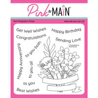 Pink and Main - Clear Photopolymer Stamps - Simple Bouquet