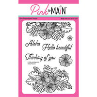Pink and Main - Clear Photopolymer Stamps - Aloha Flowers