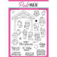 Pink and Main - Christmas - Clear Photopolymer Stamps - Nativity