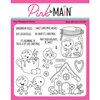 Pink and Main - Christmas - Clear Photopolymer Stamps - Gingerbread Kisses