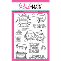 Pink and Main - Clear Photopolymer Stamps - S'more Fun