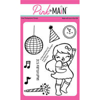 Pink and Main - Clear Photopolymer Stamps - Party Time