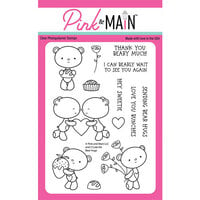 Pink and Main - Clear Photopolymer Stamps - Bear Hugs