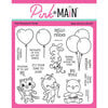 Pink and Main - Clear Photopolymer Stamps - Floating By