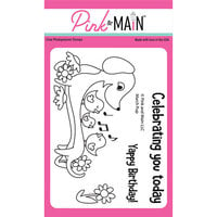 Pink and Main - Clear Photopolymer Stamps - March Pup
