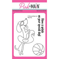 Pink and Main - Clear Photopolymer Stamps - May Pup