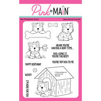 Pink and Main - Clear Photopolymer Stamps - Top Dog
