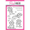 Pink and Main - Clear Photopolymer Stamps - Hey Hot Stuff