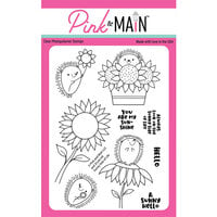 Pink and Main - Clear Photopolymer Stamps - Sunny Side of Life