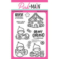 Pink and Main - Clear Photopolymer Stamps - Oh My Garland