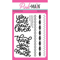 Pink and Main - Clear Photopolymer Stamps - Sew Loved