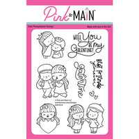Pink and Main - Clear Photopolymer Stamps - Galentine