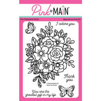 Pink and Main - Clear Photopolymer Stamps - Adore You Florals