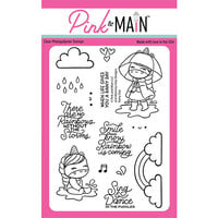 Pink and Main - Clear Photopolymer Stamps - Rainy Day