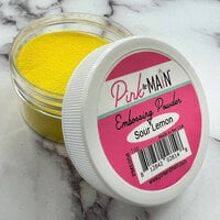 Pink and Main - Embossing Powder - Sour Lemon
