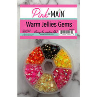 Pink and Main - Embellishments - Gems - Warm Jellies