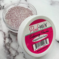 Pink and Main - Embossing Powder - Peppermint Swirl