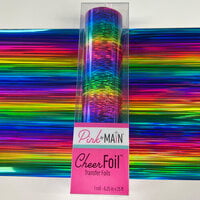 Pink and Main - Cheerfoil Collection - Transfer Foil - Streaks Rainbow