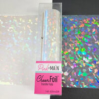 Pink and Main - Cheerfoil Collection - Transfer Foil - Shattered Clear