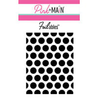 Pink and Main - Cheerfoil Collection - Foilable Panels - Large Dots