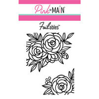 Pink and Main - Cheerfoil Collection - Foilable Panels - Floral Corners