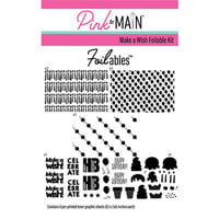 Pink and Main - Cheerfoil Collection - Foilable Sheets - Make A Wish