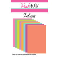 Pink and Main - Cheerfoil Collection - Foilable Sheets - Garden Color Toner 5.5 x 8.5