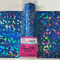 Pink and Main - Cheerfoil Collection - Transfer Foil - Shattered Blue