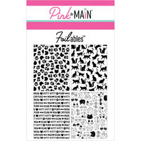 Pink and Main - Cheerfoil Collection - Foilable Panels - Cats