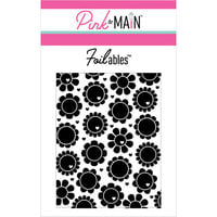 Pink and Main - Cheerfoil Collection - Foilable Panels - Big Posies